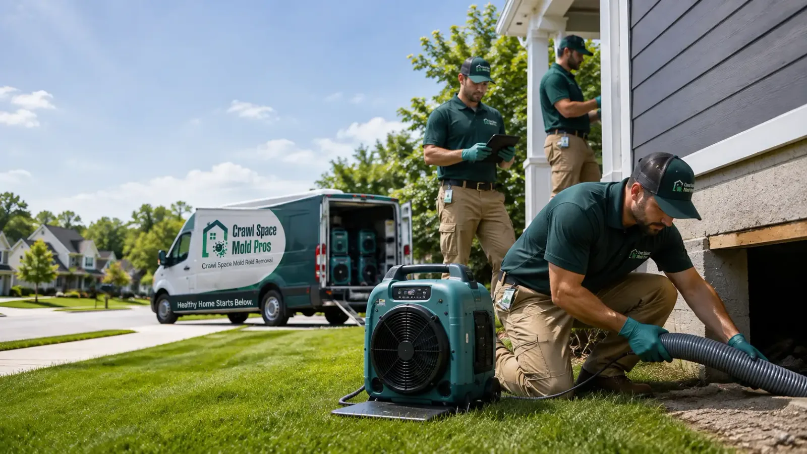 Crawl Space Mold Removal in Allendale, IL